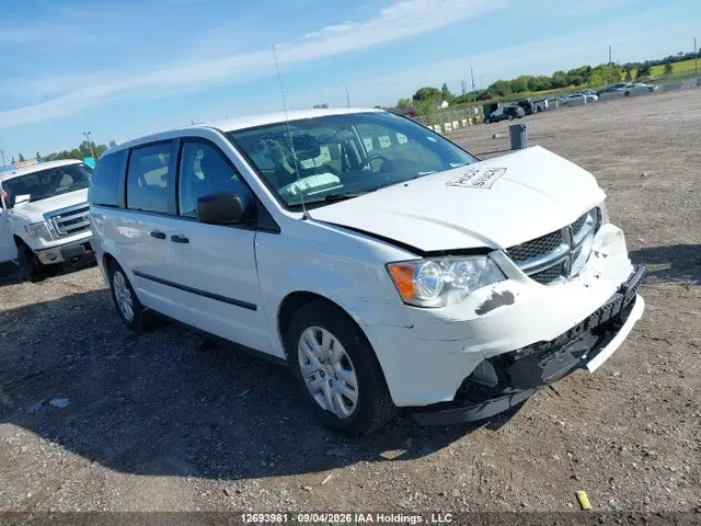 2C4RDGBG0FR680950 — 2015 Dodge Grand Caravan SE/SXT, Передняя часть (Front), фото до ремонта