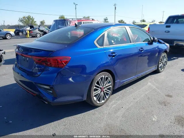 2021 KIA FORTE GT VIN 3KPF44AC0ME313836 фото 4