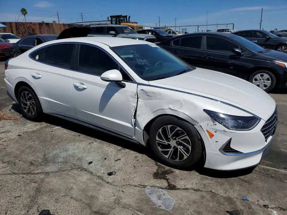 2021 HYUNDAI SONATA HYBRID VIN KMHL24JJ7MA036155 фото 4