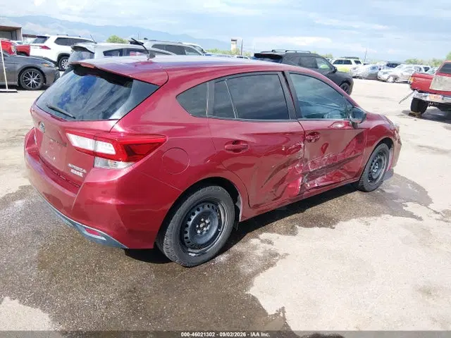 2017 Subaru Impreza 2.0i VIN 4S3GTAA60H3721086 фото 4