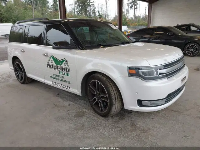 2FMHK6DT0FBA02581 — 2015 Ford Flex Limited, Задняя часть, фото до ремонта