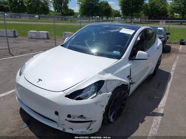 2022 Tesla Model Y Long Range Dual Motor All-wheel Drive VIN 7SAYGDEEXNF362553 фото 2