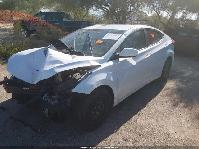 2016 Hyundai ELANTRA SE VIN 5NPDH4AEXGH701542 фото 2