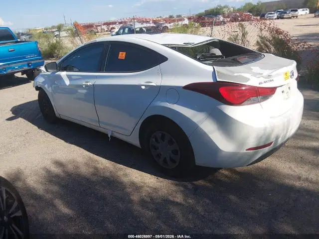 2016 Hyundai ELANTRA SE VIN 5NPDH4AEXGH701542 фото 3