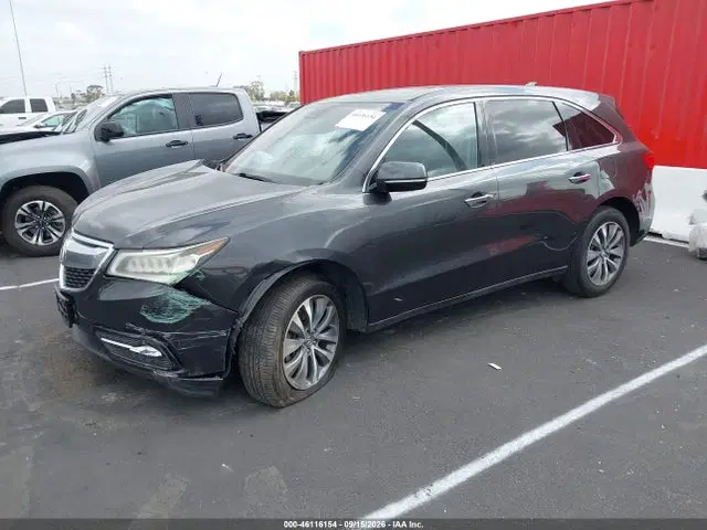 2016 Acura Mdx Technology Acurawatch Plus Packages/technology Package VIN 5FRYD3H4XGB011128 фото 2