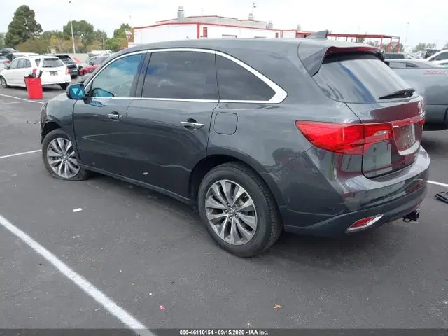 2016 Acura Mdx Technology Acurawatch Plus Packages/technology Package VIN 5FRYD3H4XGB011128 фото 3