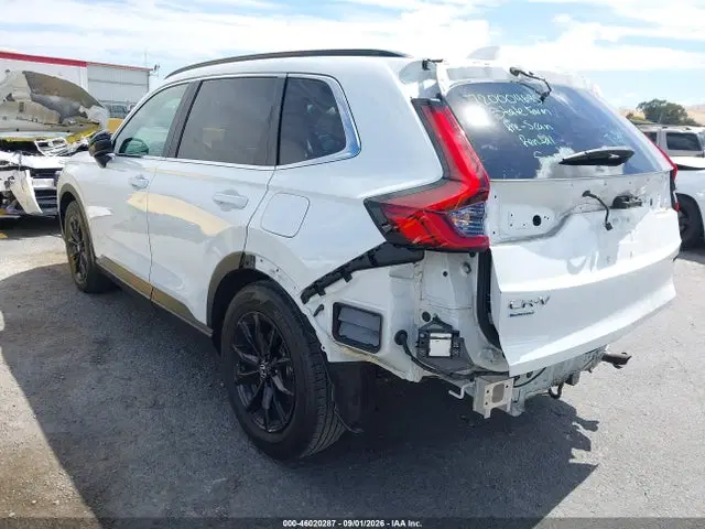 2024 Honda Cr-v Hybrid Sport VIN 7FARS5H51RE036605 фото 3