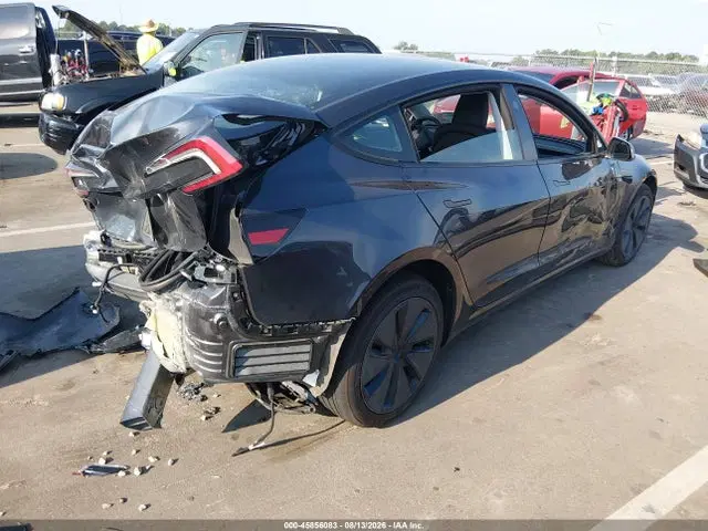 2025 Tesla Model 3 Long Range Rear-wheel Drive/standard Rear-wheel Drive VIN 5YJ3E1EA0SF032490 фото 4