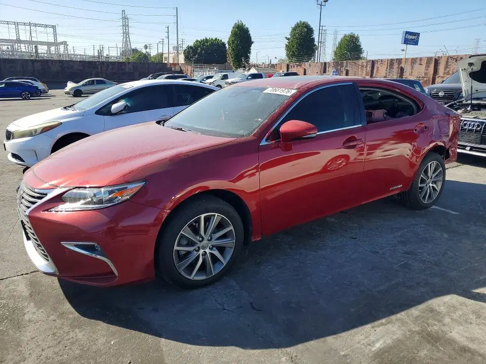 JTHBW1GG7G2118205 — 2016 Lexus ES, Задняя часть, фото до ремонта