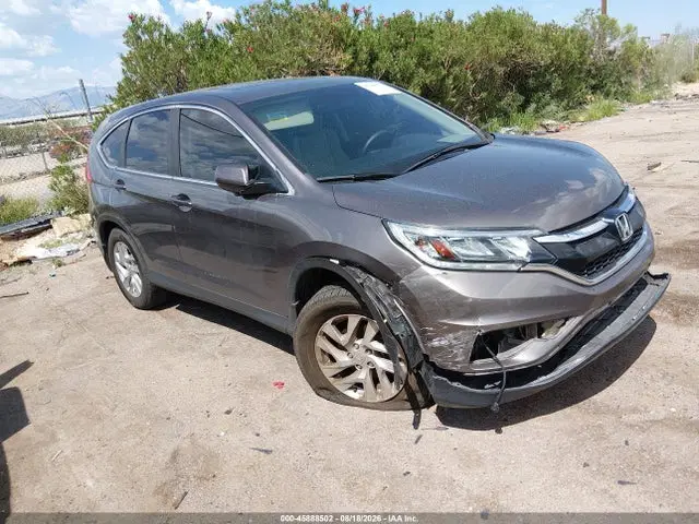 5J6RM4H58FL009937 — 2015 Honda CR-V EX, Передняя часть (Front End), фото до ремонта