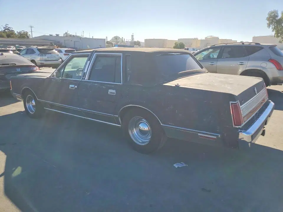 1989 LINCOLN TOWN CAR VIN 1LNBM81F6KY799667 фото 3