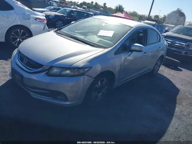 2014 Honda CIVIC HYBRID VIN 19XFB4F29EE201141 фото 2