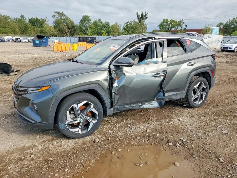 5NMJECAE6PH210825 — 2023 Hyundai Tucson, Боковая часть, фото до ремонта