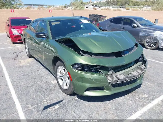 2C3CDXBG5PH659626 — 2023 Dodge Charger SXT, Передняя часть (Front & Rear), фото до ремонта