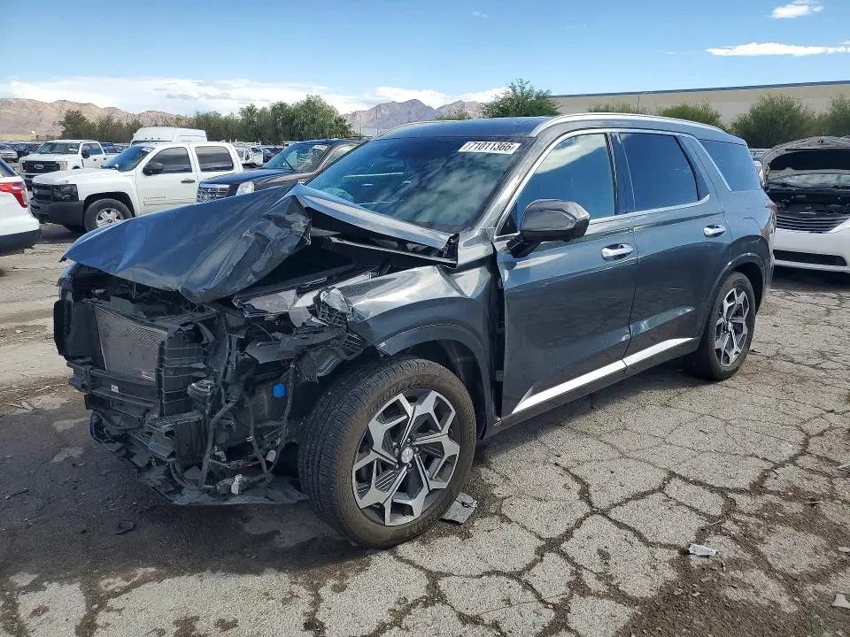 KM8R74HE6NU425311 — 2022 Hyundai Palisade, Передняя часть (Front End), фото до ремонта