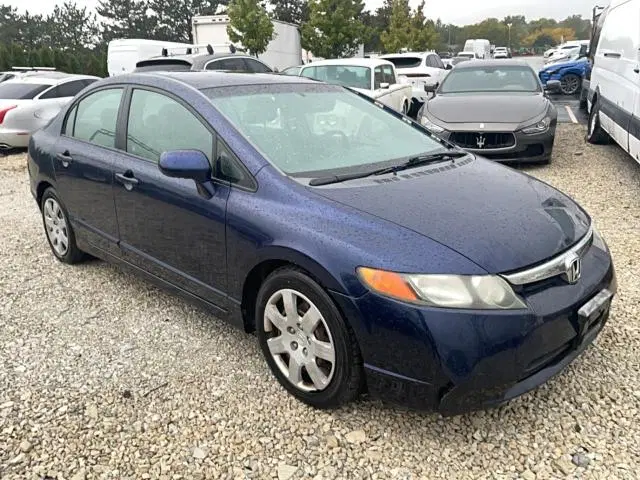 1HGFA16568L019776 — 2008 Honda Civic, Передняя часть, фото до ремонта