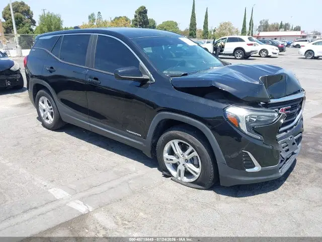 3GKALMEV7ML361052 — 2021 GMC Terrain FWD SLE, Передняя часть (Front End), фото до ремонта