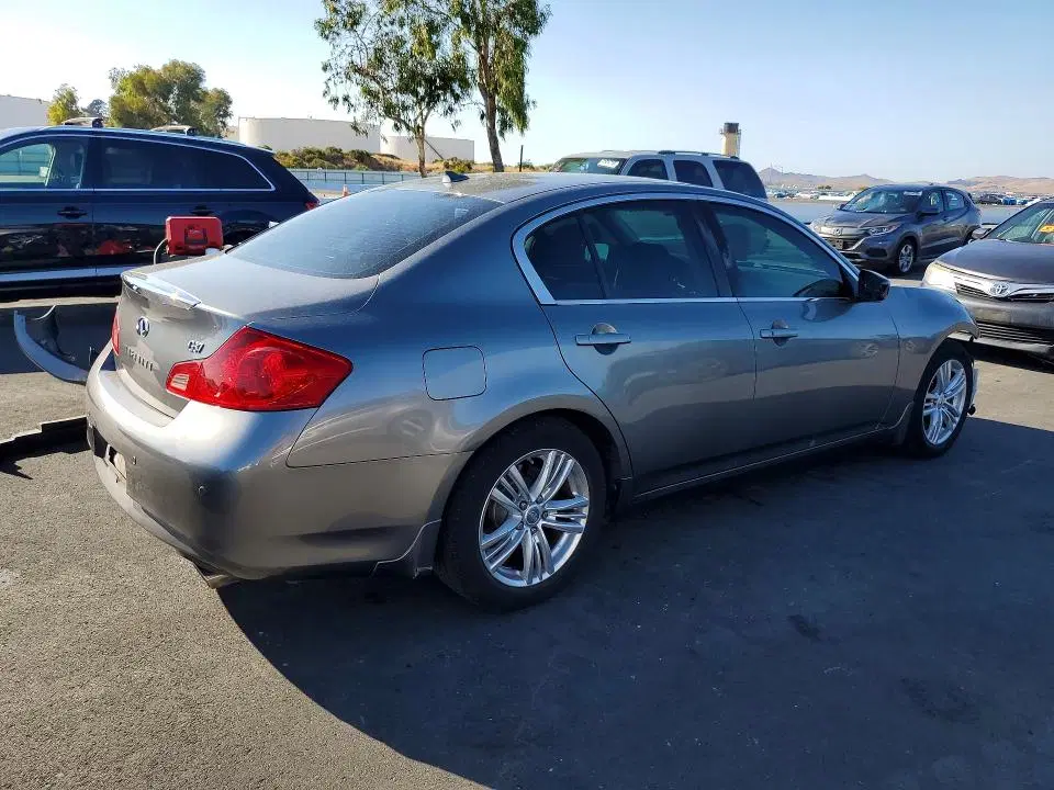 2011 INFINITI G37 SEDAN VIN JN1CV6AP9BM500444 фото 3