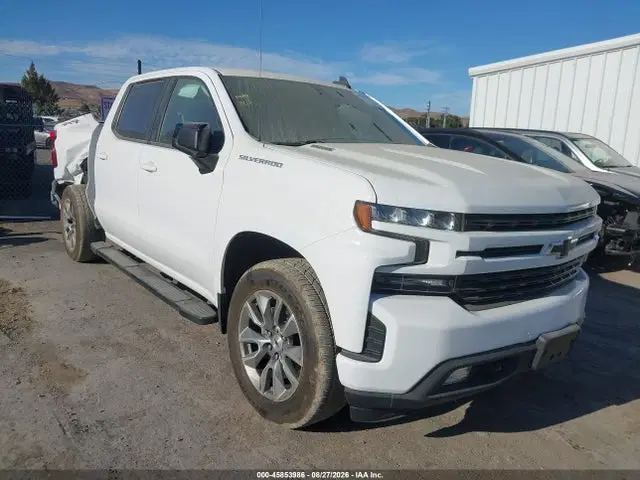 1GCUYEET4NZ224501 — 2022 Chevrolet Silverado 1500 Ltd 4WD Short Bed Rst, Левый бок (Left Side), фото до ремонта