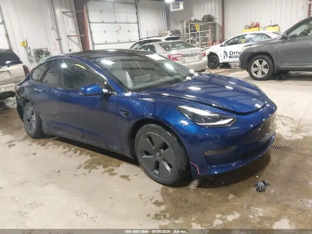 5YJ3E1EA5PF638388 — 2023 Tesla Model 3 Rear-Wheel Drive, Left & Right Side, фото до ремонта
