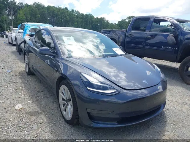 5YJ3E1EA6PF429225 — 2023 Tesla Model 3 Rear-Wheel Drive, Задняя часть слева (Left Rear), фото до ремонта