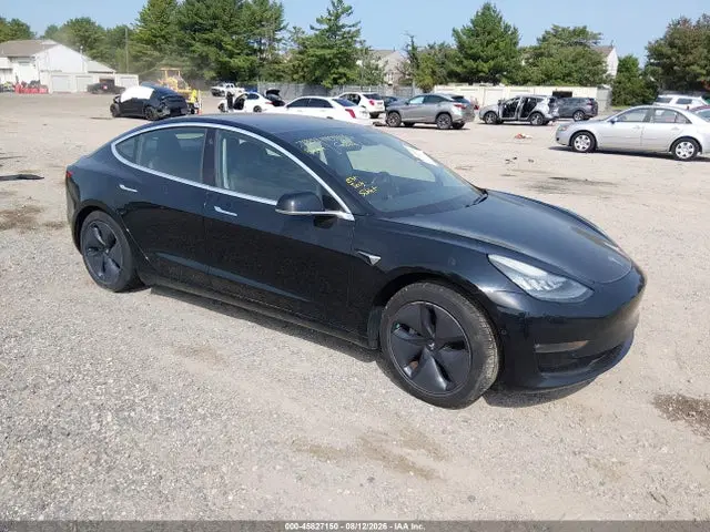 5YJ3E1EA7KF324010 — 2019 Tesla Model 3 Long Range/Mid Range/Standard Range/Standard Range Plus, Задняя часть слева (Left Rear), фото до ремонта