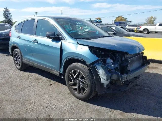 5J6RM4H49GL085627 — 2016 Honda CR-V SE, Передняя часть (Front End), фото до ремонта