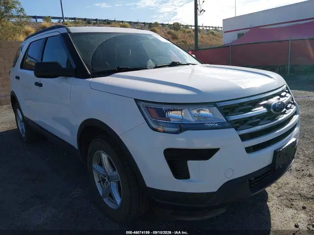 1FM5K8BH5JGC45219 — 2018 Ford Explorer, Передняя часть (Front End), фото до ремонта