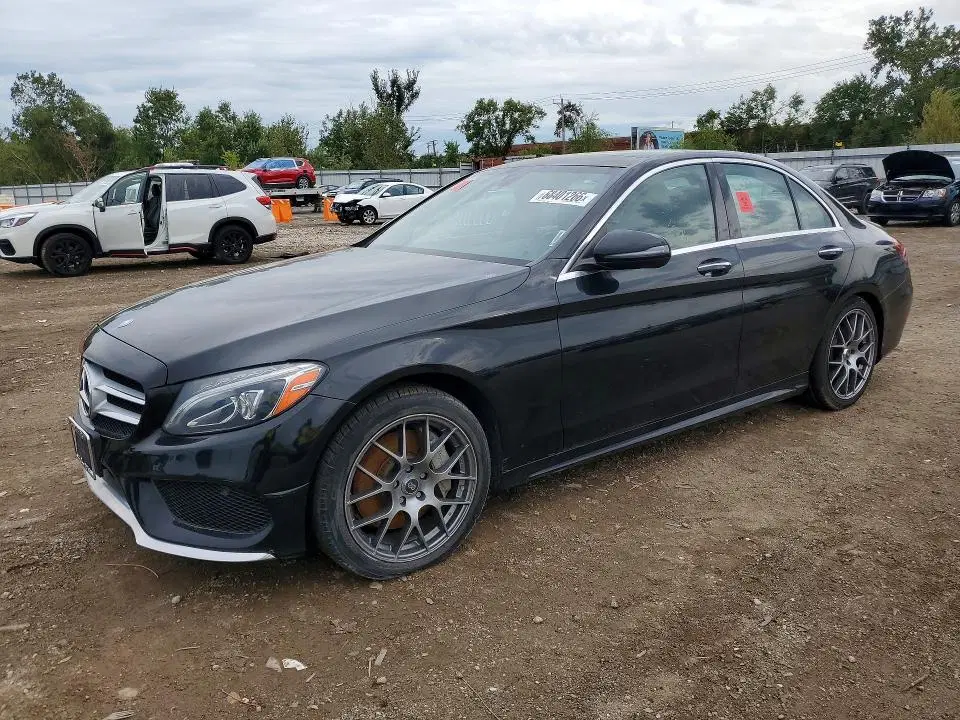 55SWF4KBXGU098995 — 2016 Mercedes-Benz C, Мелкие вмятины и царапины, фото до ремонта