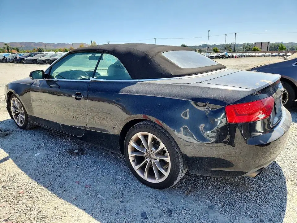 2013 AUDI A5 VIN WAUAFAFH7DN017874 фото 2