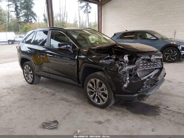 JTMN1RFV0KD010520 — 2019 Toyota RAV4 Limited, Передняя часть, фото до ремонта