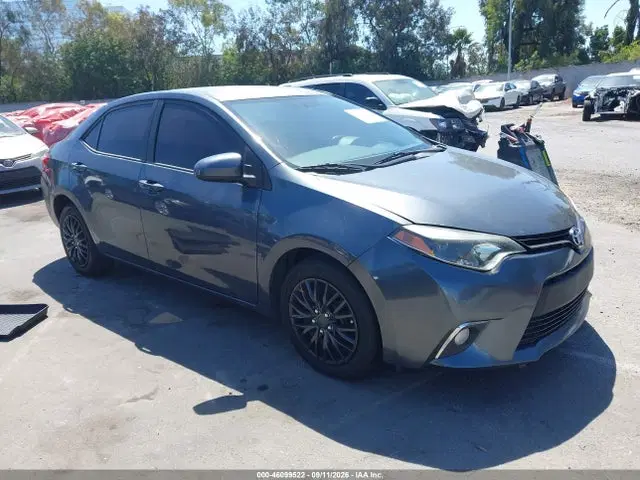 5YFBURHEXFP186467 — 2015 Toyota Corolla LE, Normal Wear & Tear, фото до ремонта