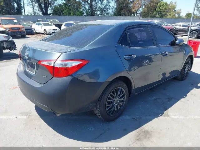 2015 Toyota COROLLA LE VIN 5YFBURHEXFP186467 фото 4