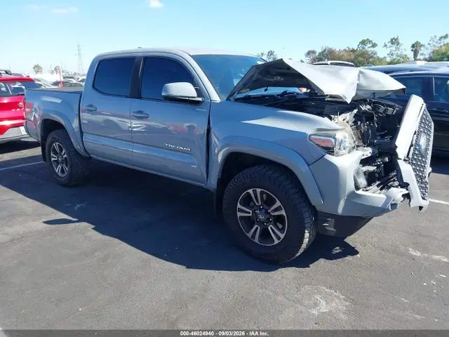 3TMAZ5CN7KM114205 — 2019 Toyota Tacoma Trd Sport, Передняя часть (Front End), фото до ремонта