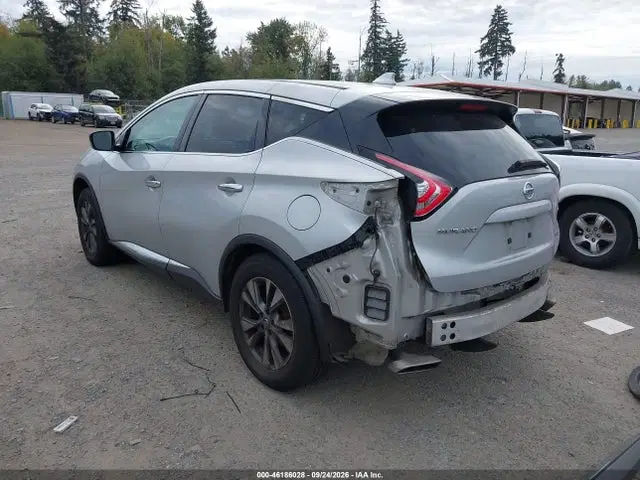 2016 Nissan Murano Platinum/s/sl/sv VIN 5N1AZ2MH0GN147904 фото 3