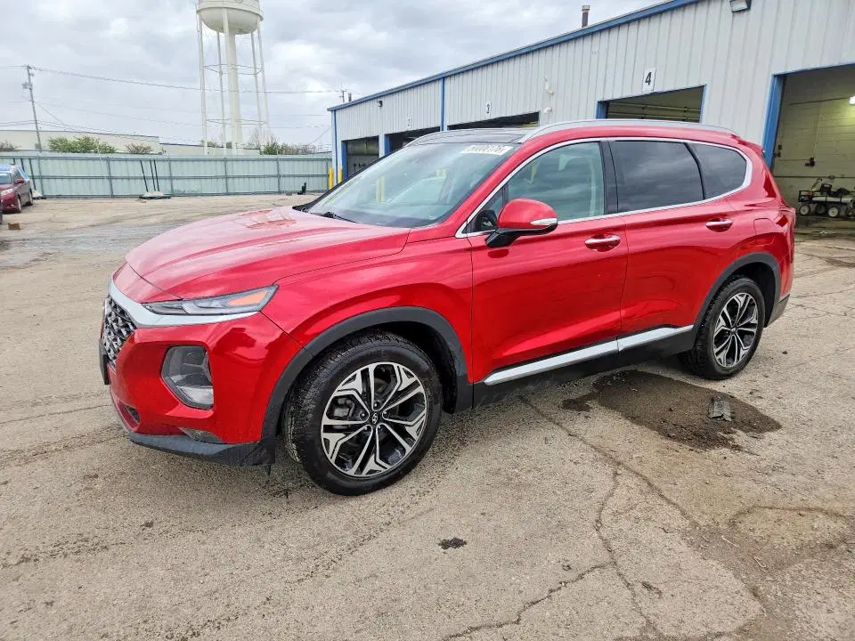 5NMS3CAA3LH231486 — 2020 Hyundai Santa FE, Передняя часть, фото до ремонта
