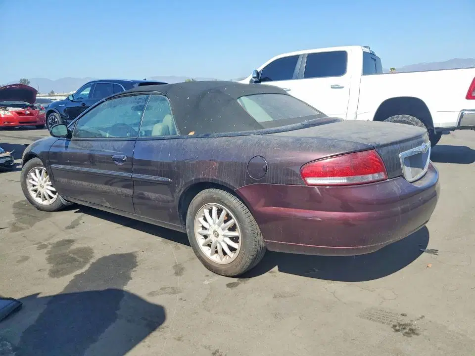 2003 CHRYSLER SEBRING VIN 1C3EL55TX3N507545 фото 2