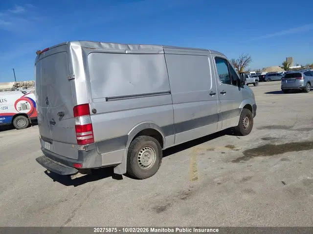 2016 Mercedes Benz Sprinter 2500 Wb 144 Cargo Van VIN WD3BE7DD0GP214322 фото 4
