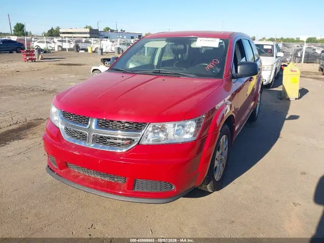 2014 Dodge Journey American Value Pkg VIN 3C4PDCAB0ET258792 фото 2