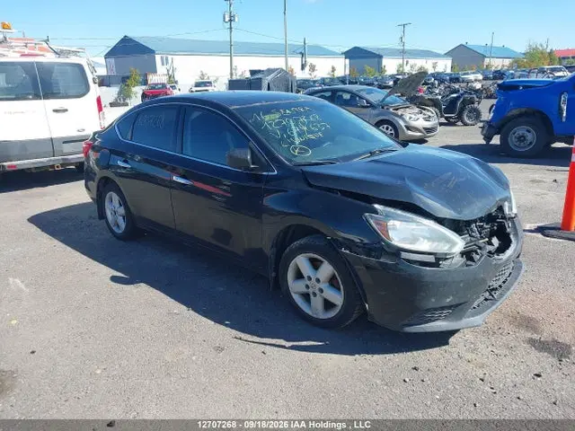 3N1AB7AP2GL674637 — 2016 Nissan Sentra 1.8 S/1.8 SL/1.8 SR/1.8 SV, Передняя часть (Front), фото до ремонта