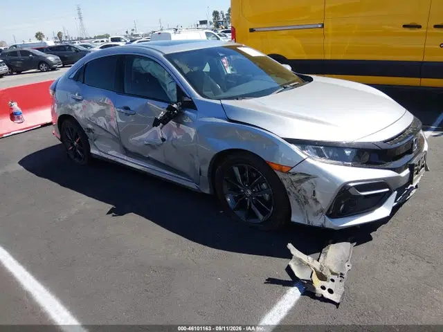 SHHFK7H60LU417208 — 2020 Honda Civic EX, Front End, фото до ремонта