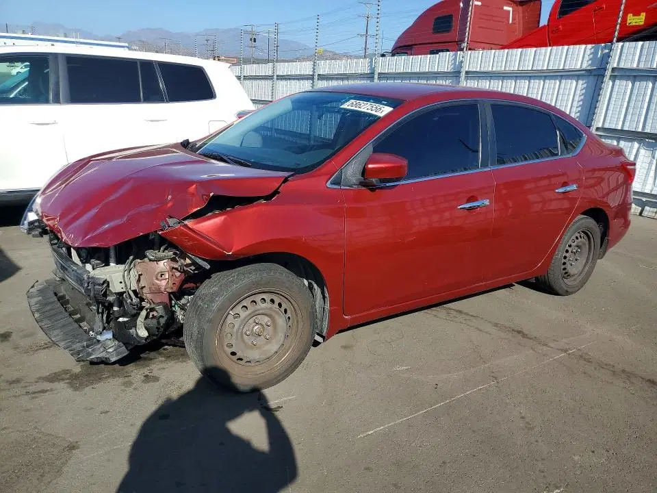 3N1AB7AP2HY238052 — 2017 Nissan Sentra, Передняя часть (Front End), фото до ремонта