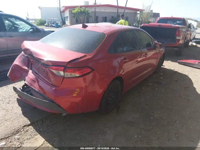 2021 Toyota COROLLA LE VIN 5YFEPMAE9MP232790 фото 4