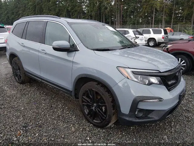 5FNYF5H23NB023298 — 2022 Honda Pilot 2WD Special Edition, Задняя часть слева (Left Rear), фото до ремонта