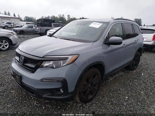 2022 Honda Pilot 2wd Special Edition VIN 5FNYF5H23NB023298 фото 2