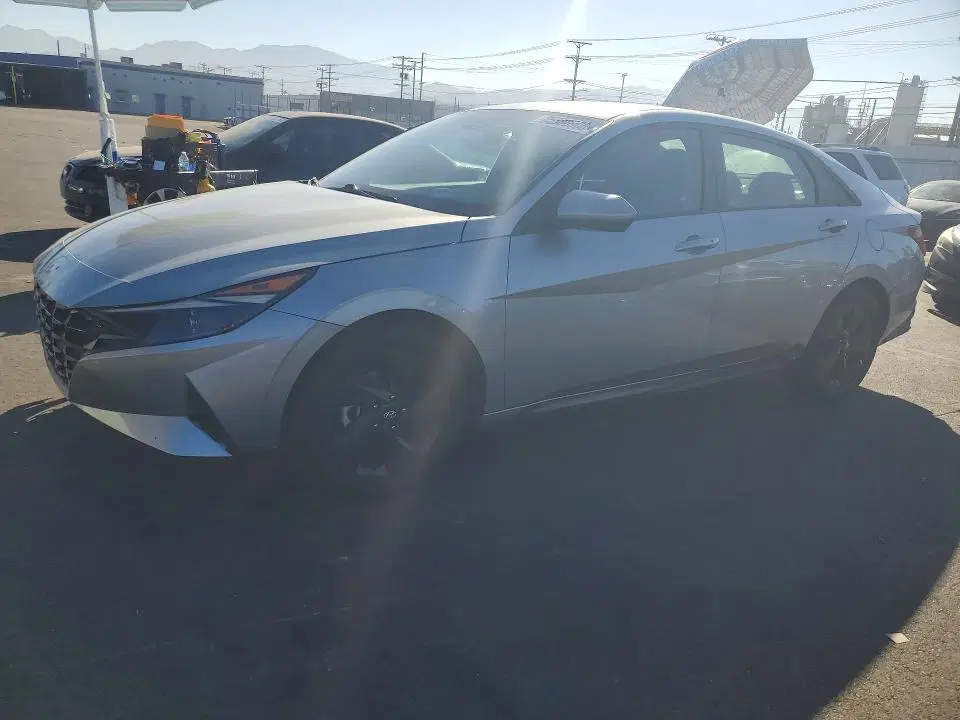 5NPLM4AG2MH030050 — 2021 Hyundai Elantra, Передняя часть (Front End), фото до ремонта