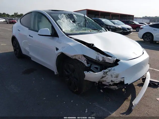 7SAYGDEE4RF177095 — 2024 Tesla Model Y Long Range Dual Motor ALL-Wheel Drive, Передняя часть (Front End), фото до ремонта
