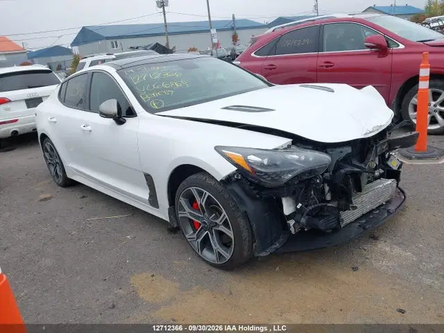 KNAE35LC7K6066865 — 2019 Kia Stinger GT, Передняя часть (Front), фото до ремонта
