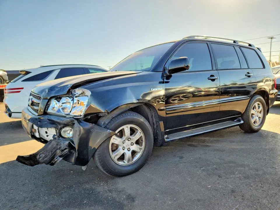 JTEGF21A430074960 — 2003 Toyota Highlander, Передняя часть (Front End), фото до ремонта