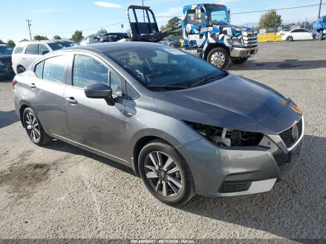 3N1CN8EV3ML917592 — 2021 Nissan Versa SV Xtronic Cvt, Передняя часть (Front End), фото до ремонта